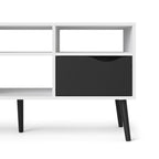 Oslo TV Unit Wide 2 Drawers 4 Shelves