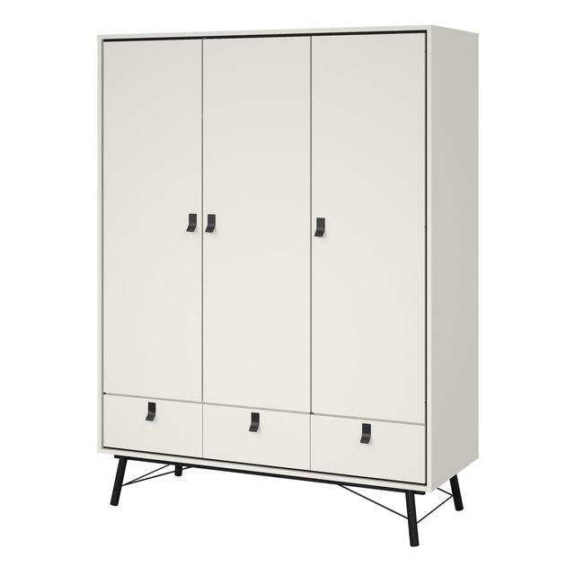 Ry Wardrobe 3 Doors 3 Drawers
