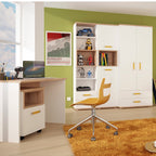 4KIDS Tall 2 Drawer Bookcase