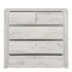 Angel Package - 1 Drawer Bedside Cabinet + 2+3 Chest of Drawers + 2 Door 2 Drawer Fitted Wardrobe