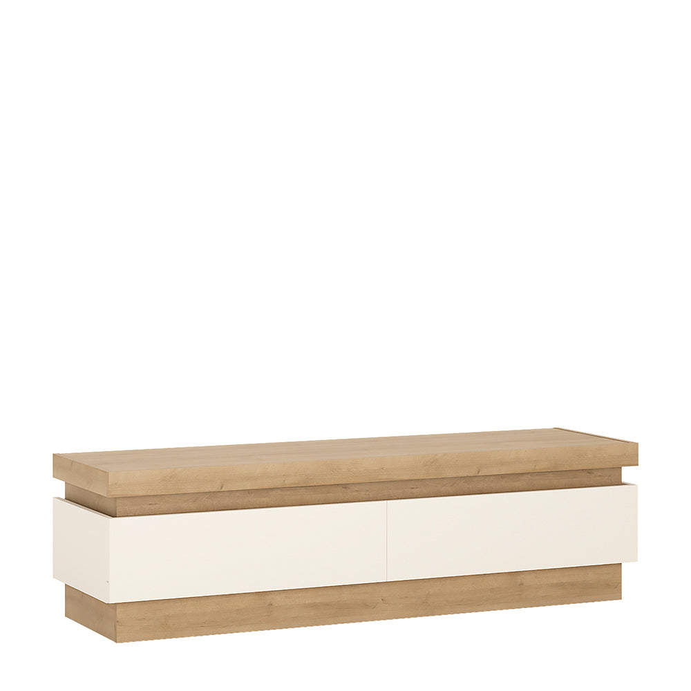Lyon 2 Drawer TV Cabinet (including LED lighting)