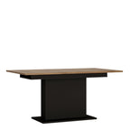 Brolo Extending Dining Table in Walnut and Dark Panel Finish