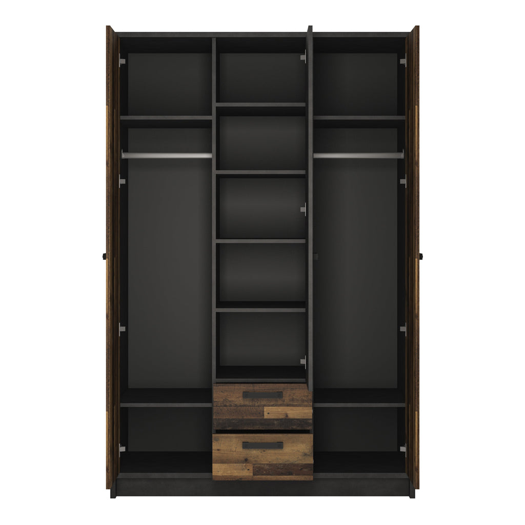 Brooklyn Wardrobe with 2 Drawers