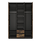 Brooklyn Wardrobe with 2 Drawers