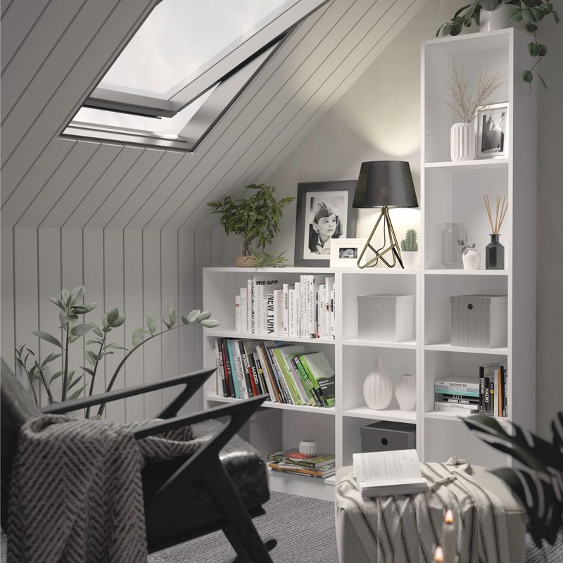 Basic Low Narrow Bookcase