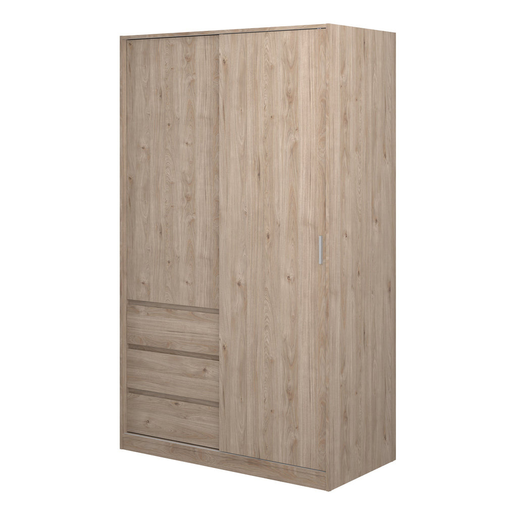 Naia Wardrobe with 1 Sliding Door 1 Door 3 Drawers