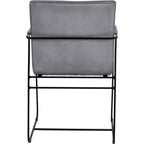 Belton Metal Framed Dining Chair With Arms
