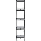 Abington Black Frame and Tinted Glass Display Unit