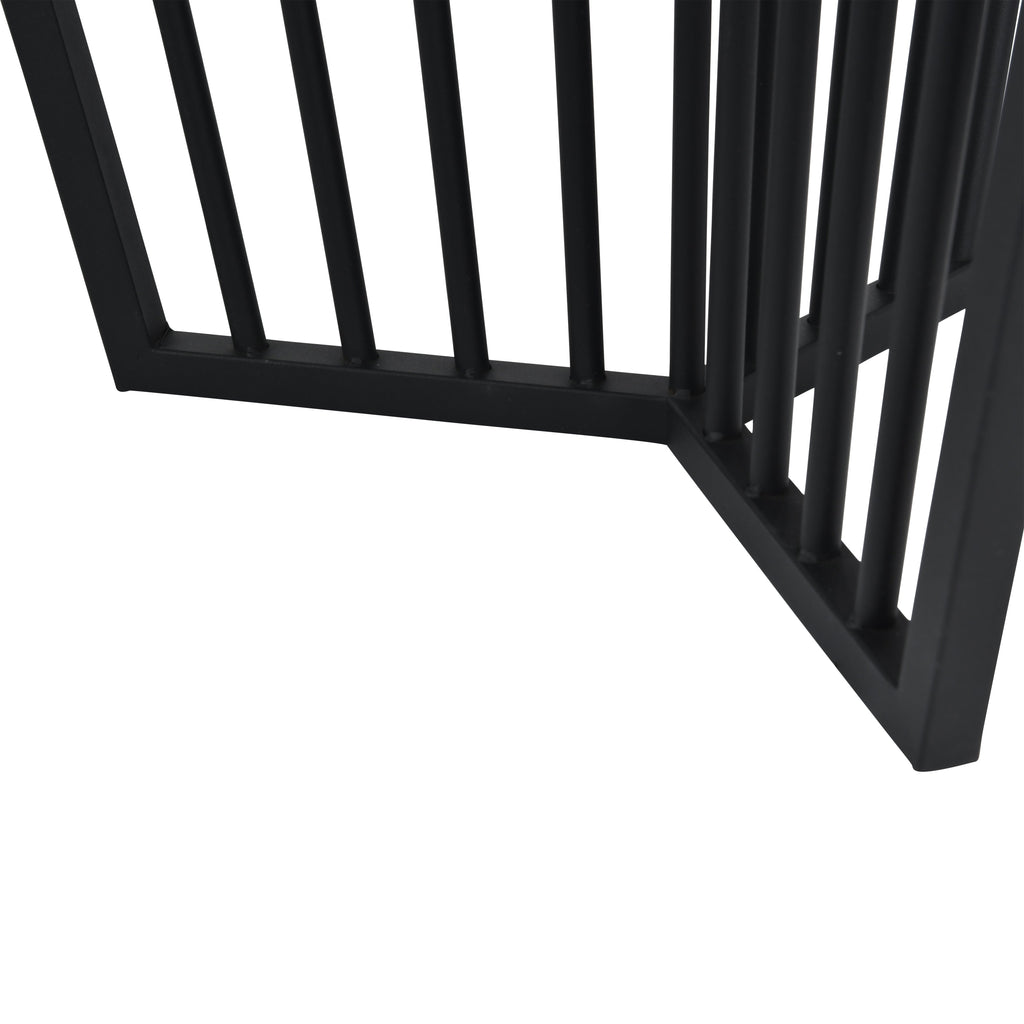 Abington Black Frame and Tinted Glass Dining Table