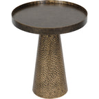 Sandbanks Iron Side Table in Rustic Antique Gold