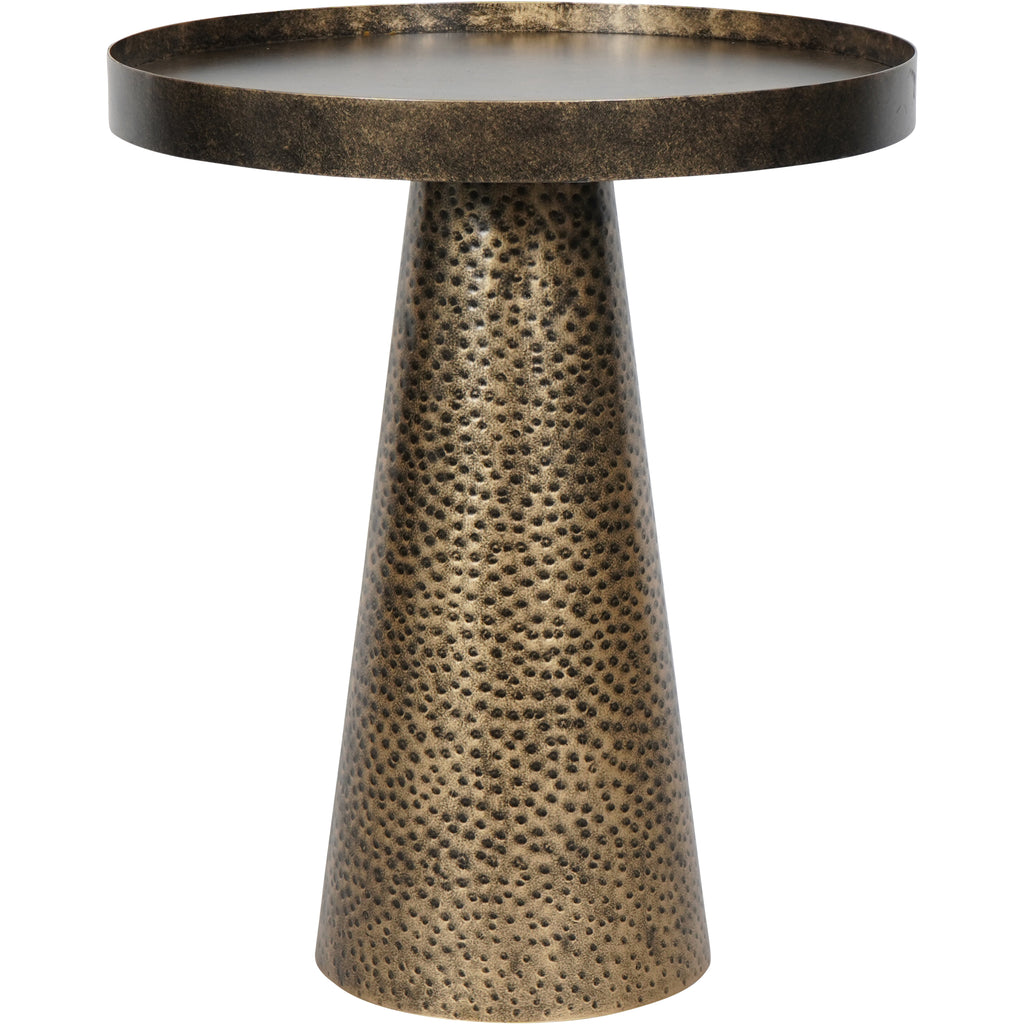 Sandbanks Iron Side Table in Rustic Antique Gold