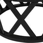 Cali Solid Wooden Coffee Table in Black