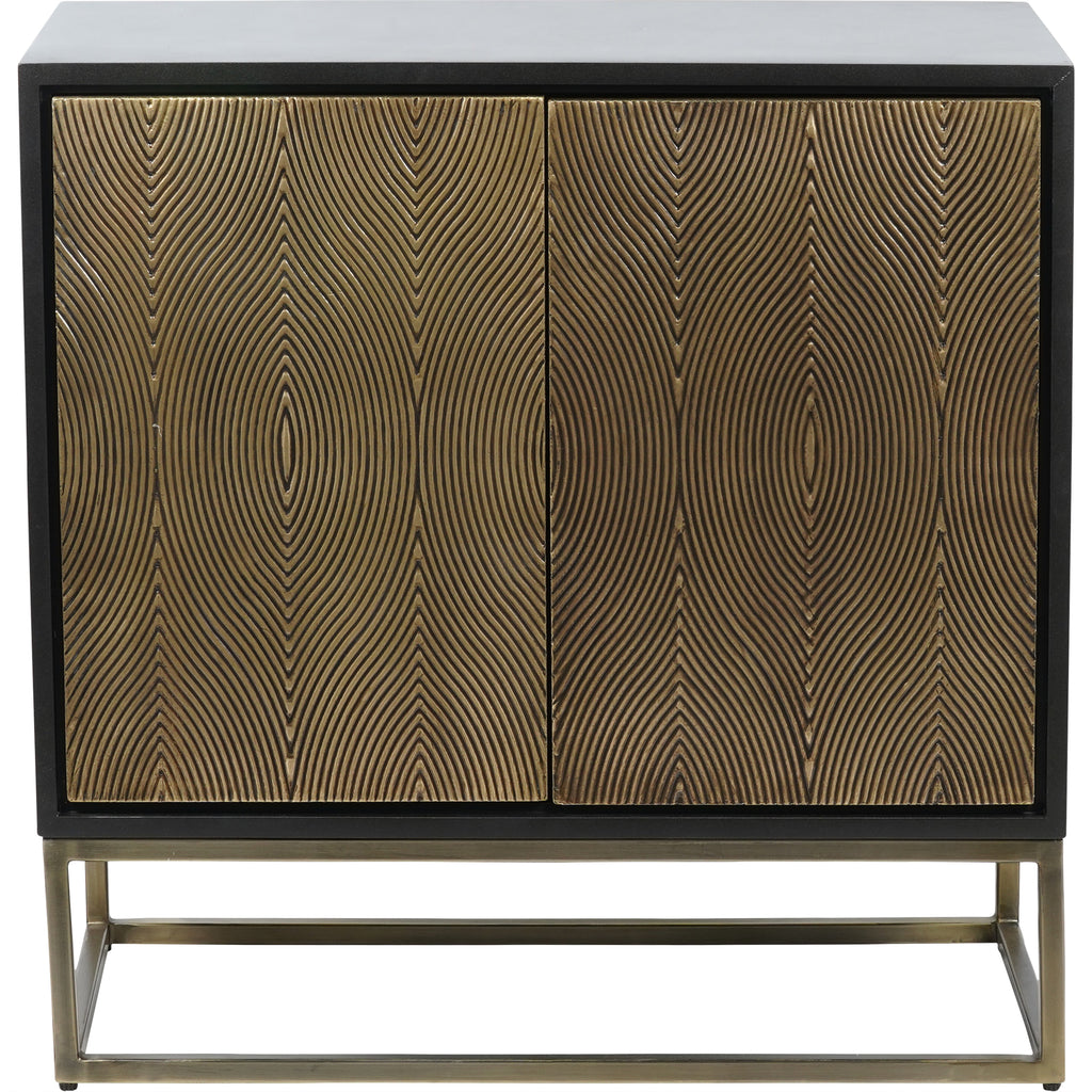 Izabella Embossed 2 Door Cabinet