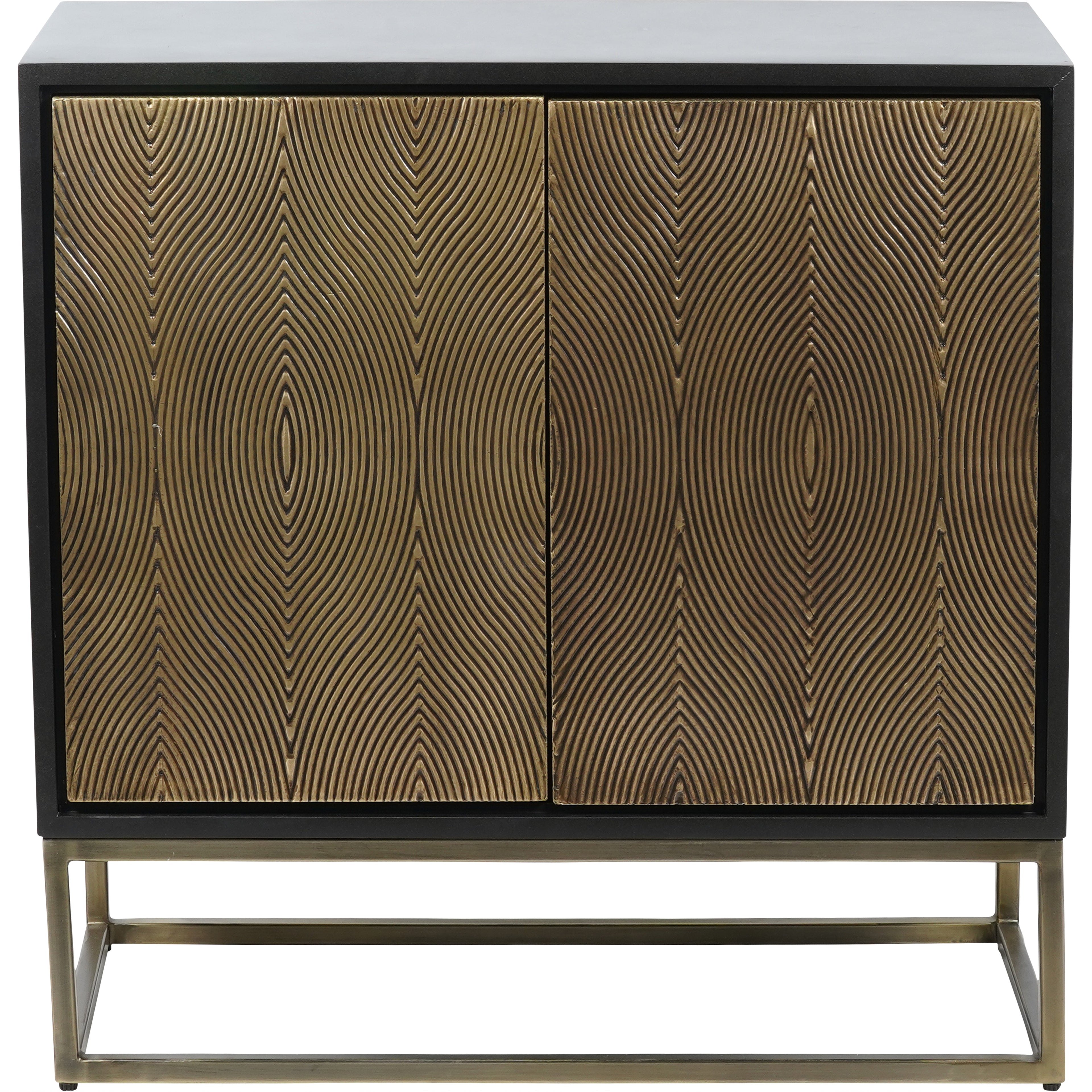Izabella Embossed 2 Door Cabinet