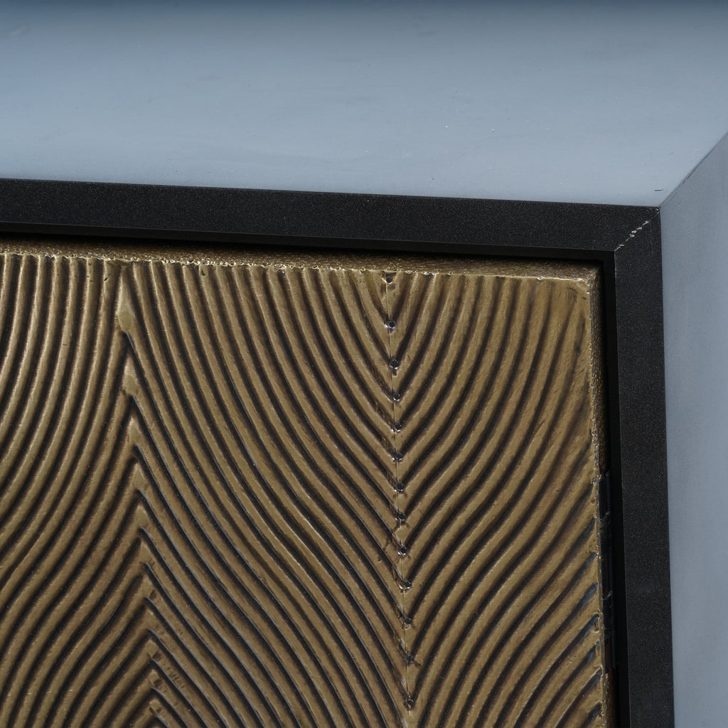 Izabella Embossed 2 Door Cabinet