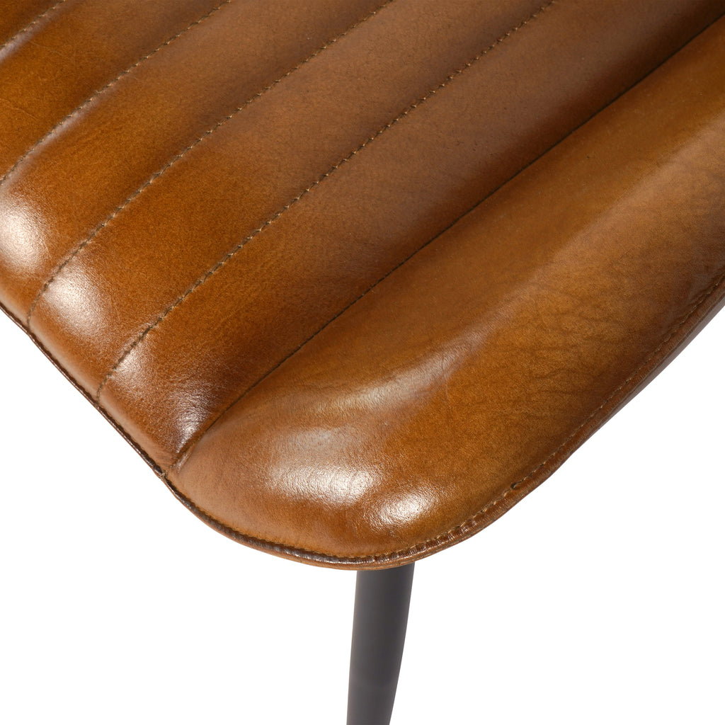 Pair of Pembroke Leather Dining Chairs