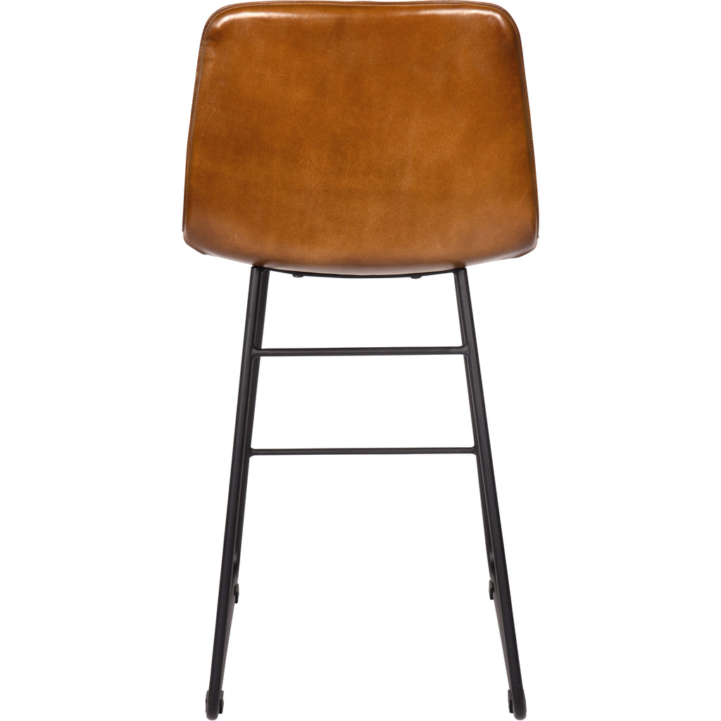 Pair of Arthur Leather Bar Stools
