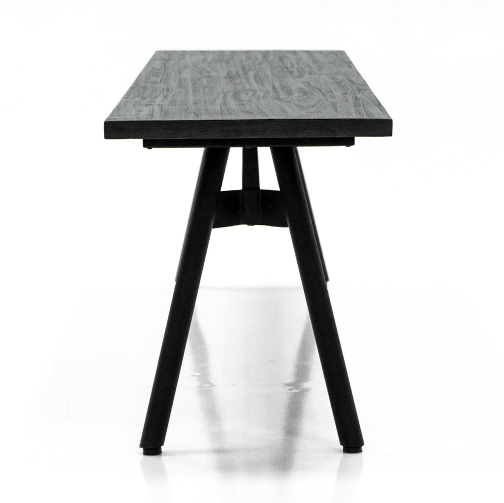 Burnham II Herringbone Wooden Bench