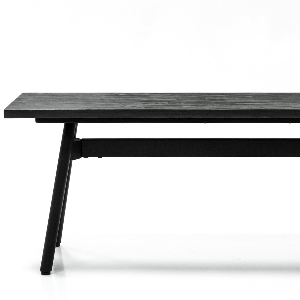 Burnham II Herringbone Wooden Bench