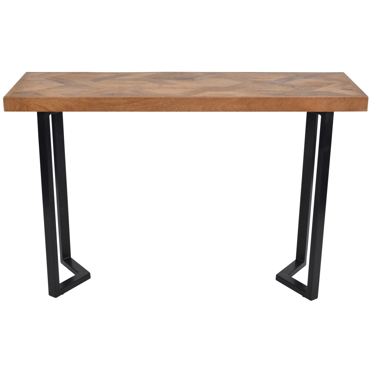 Marston Geometric II Wooden Hall Console Table