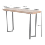 Marston Geometric II Wooden Hall Console Table