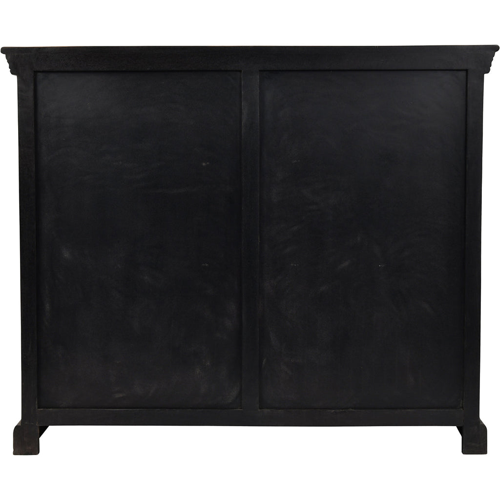 Hoxton II Antique Black Mango 15 Drawer Chest