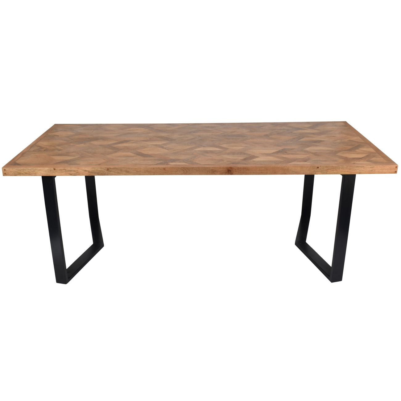 Marston II Geometric Wooden Dining Table