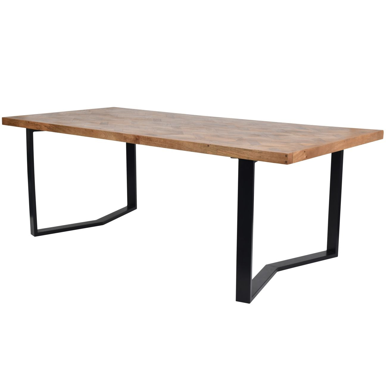 Marston II Geometric Wooden Dining Table