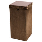 Hunter Corrugated Gold Side Table