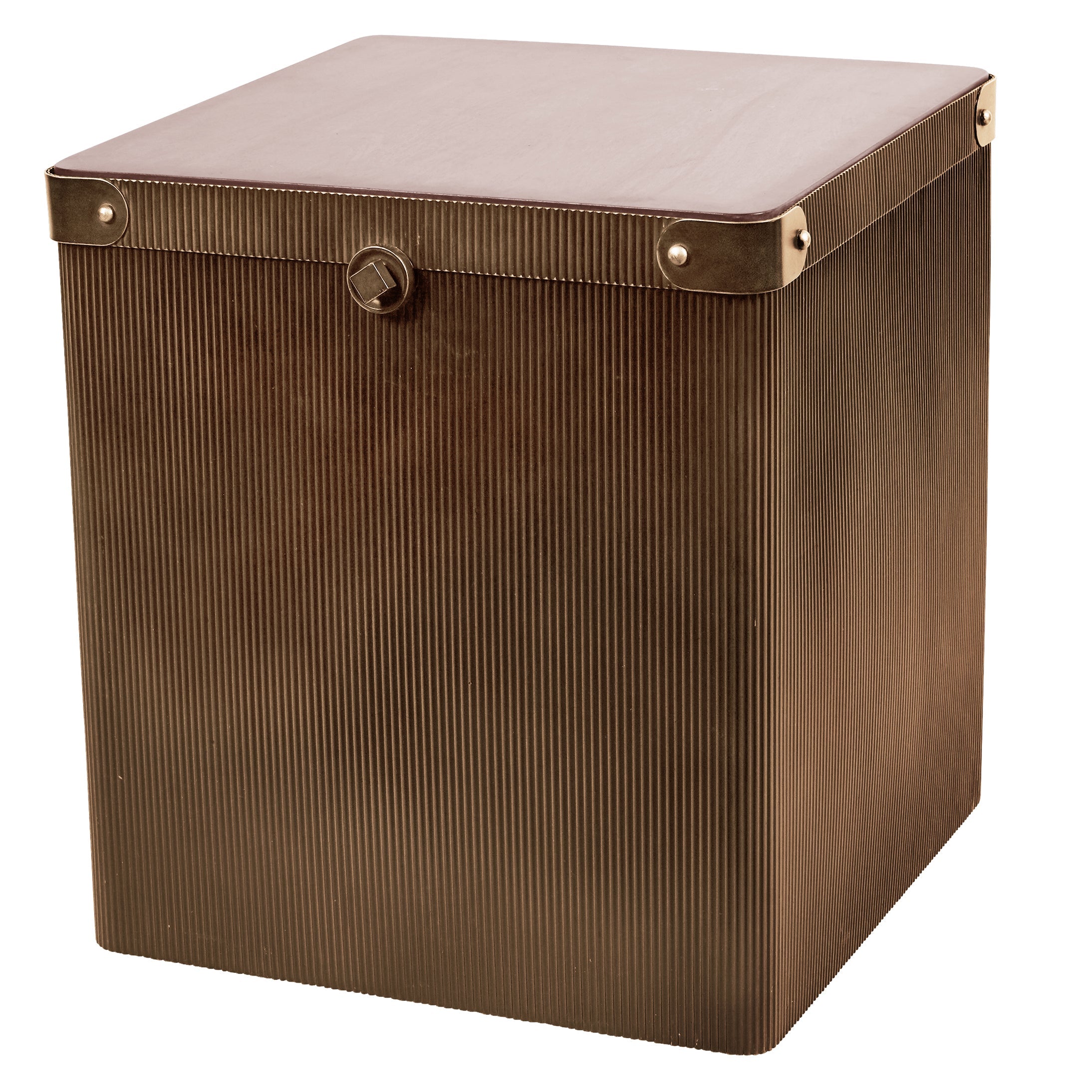 Hunter Corrugated Gold Coffee Table Small