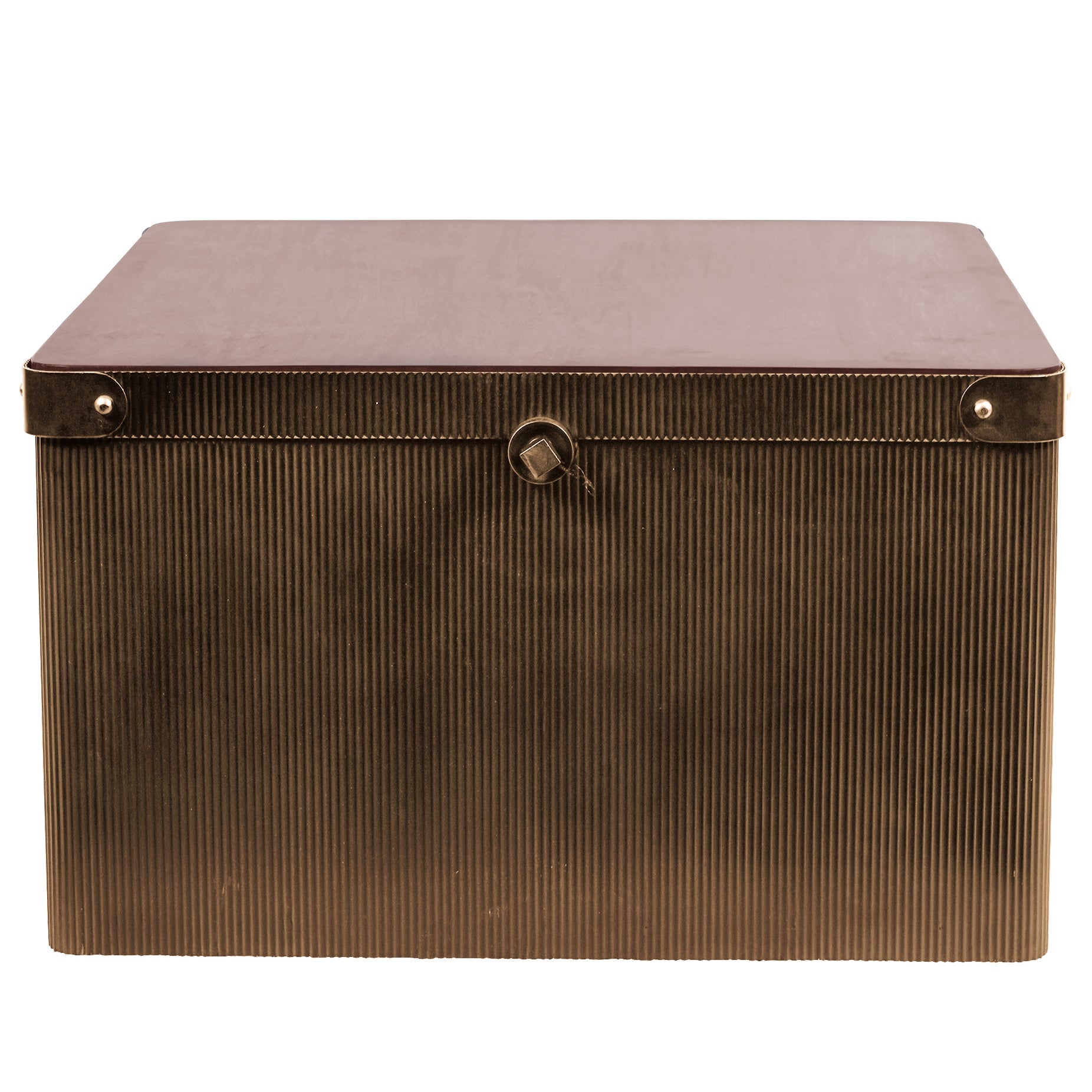 Hunter Corrugated Gold Coffee Trunk
