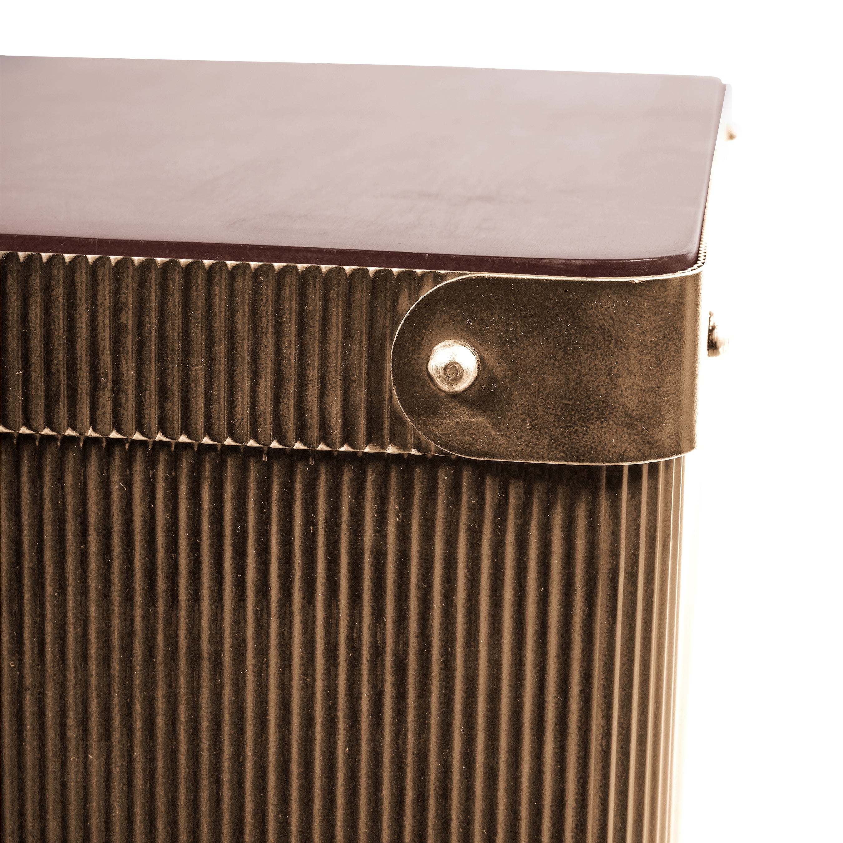 Hunter Corrugated Gold Coffee Trunk