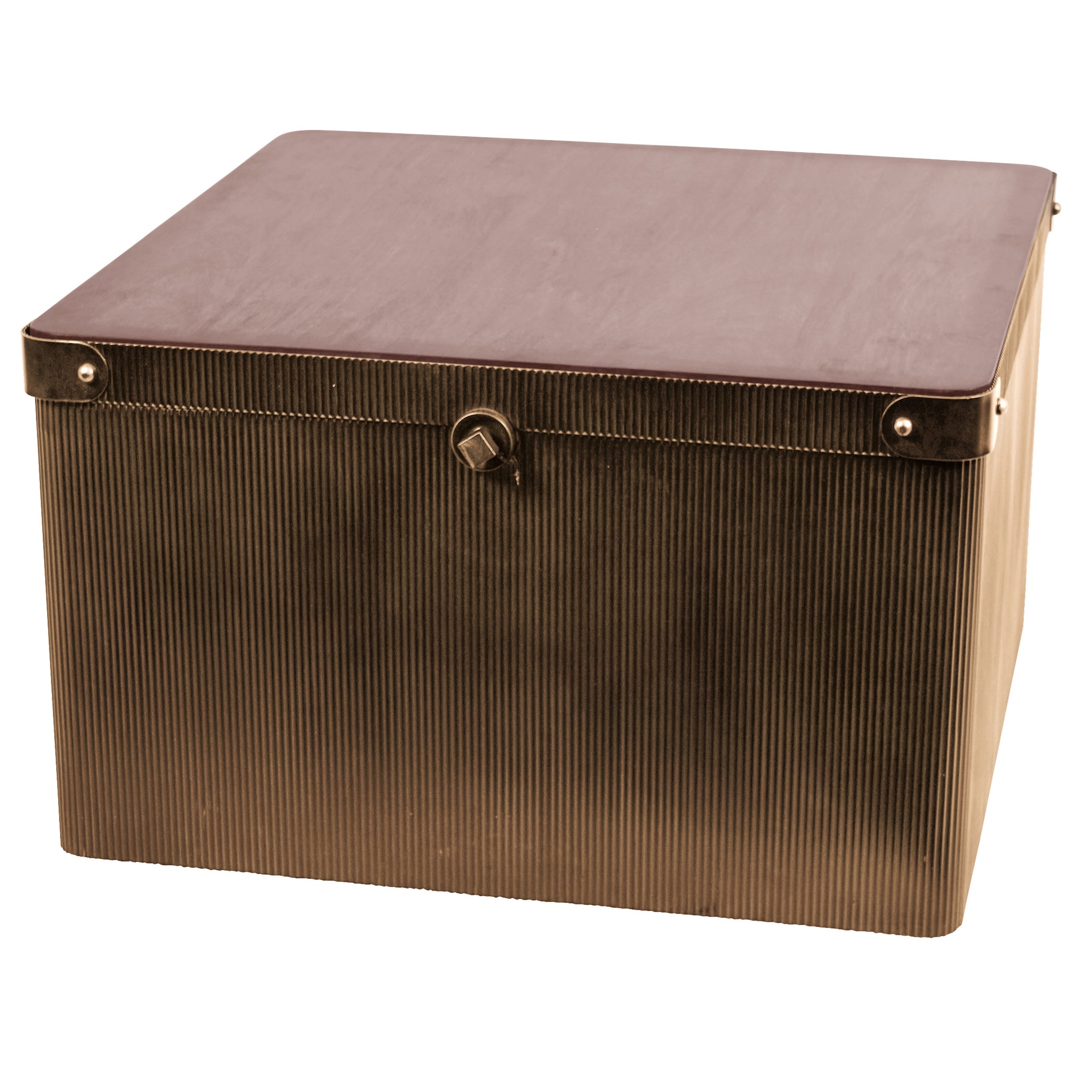 Hunter Corrugated Gold Coffee Trunk
