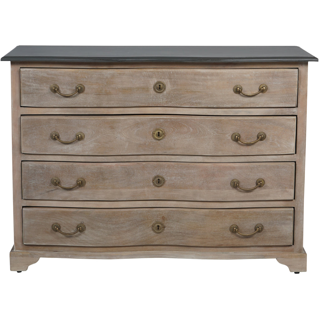 Laura Ashley Natural Wood Swannington 4 Drawer Chest of Drawers