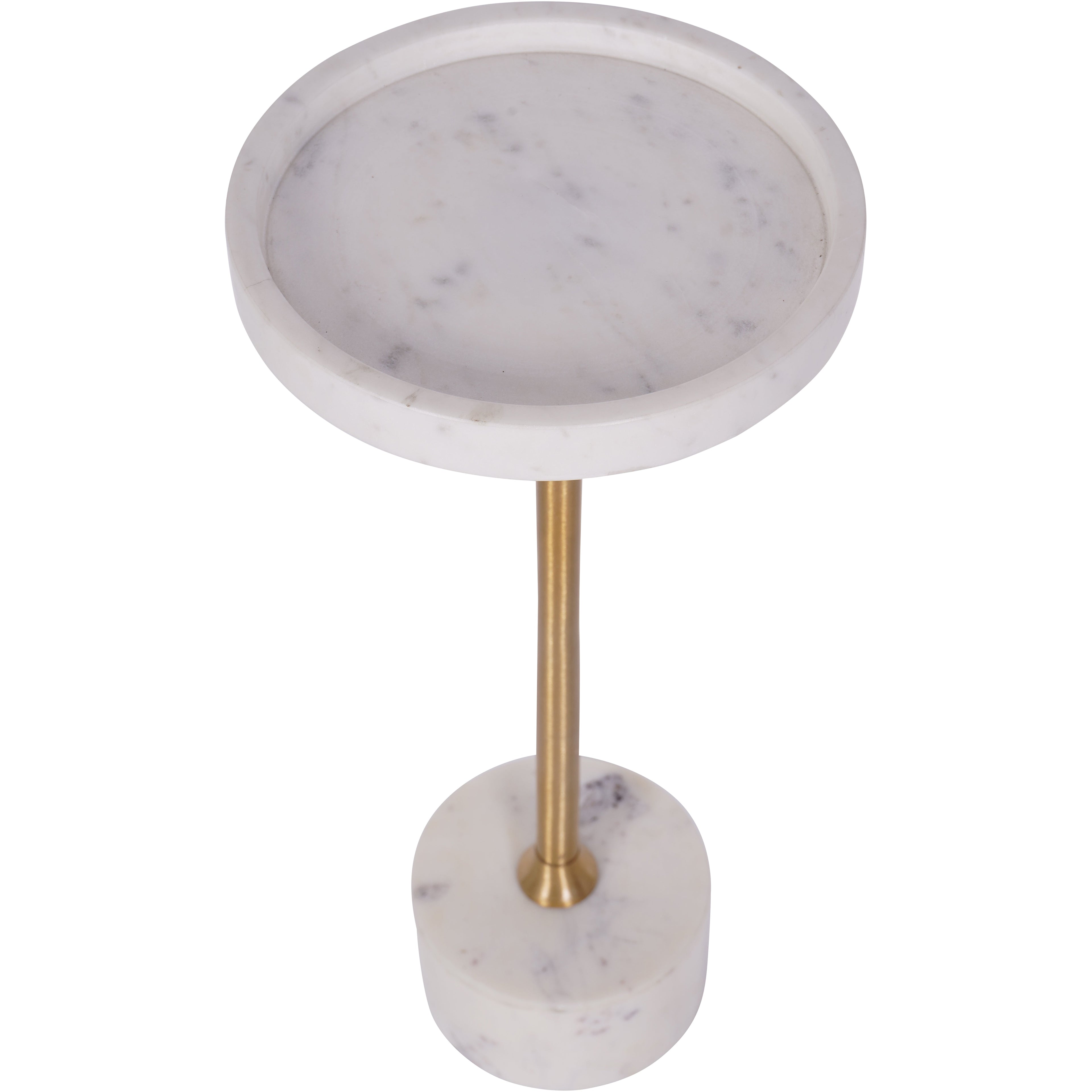 Ravello White Marble Cocktail Table