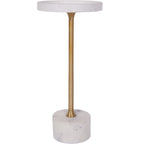 Ravello White Marble Cocktail Table