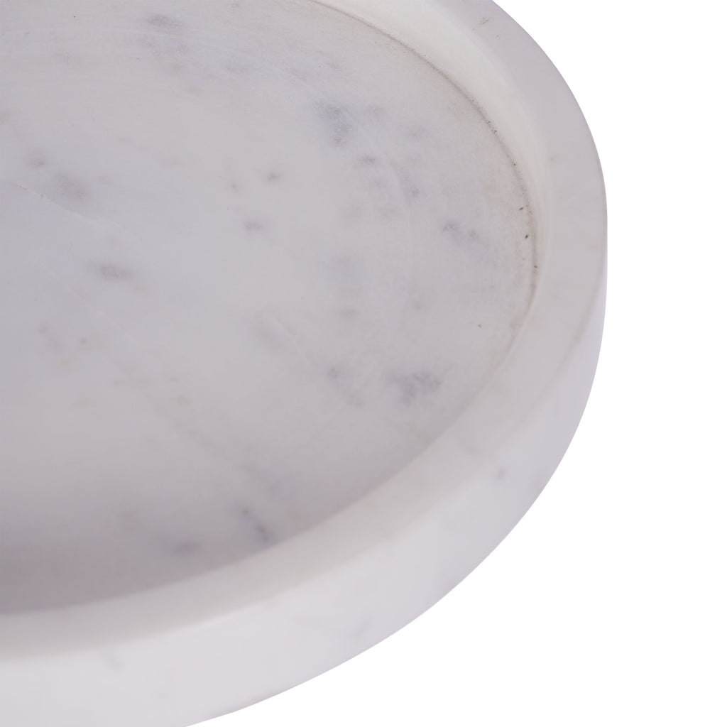 Ravello White Marble Cocktail Table