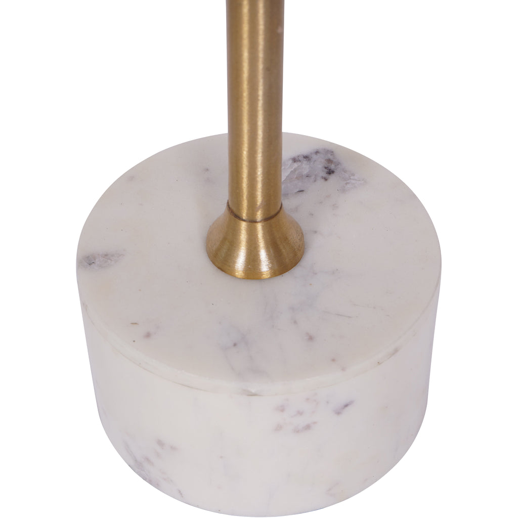 Ravello White Marble Cocktail Table
