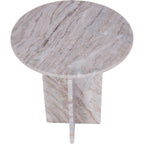 Cavallo Fantasy Brown Marble Side Table