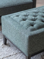 Theodore Buttoned Stool