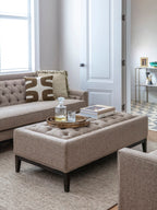 Theodore Buttoned XL Ottoman