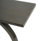 Lacquer Console Table Olive