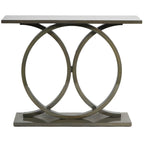 Lacquer Console Table Olive