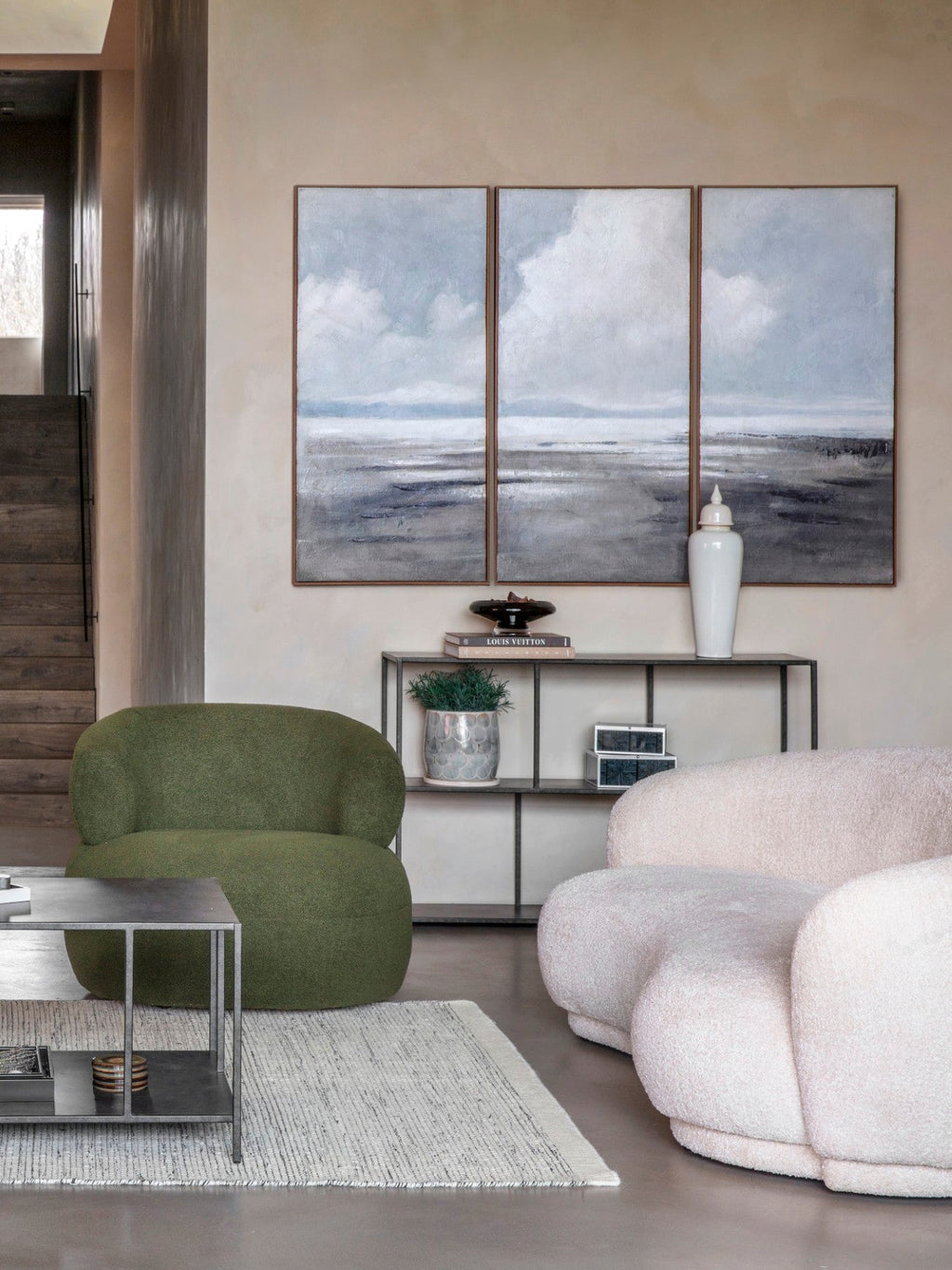 Brooks Console Table Mottled Black