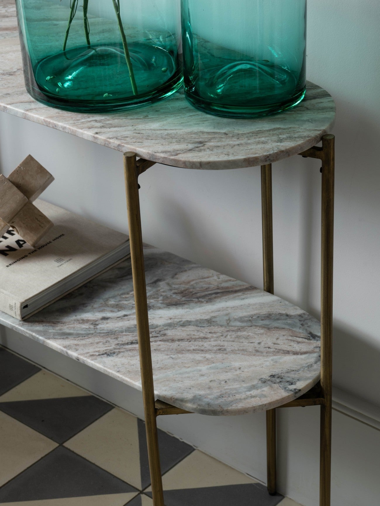 Toronto Marble Top and Base Console Table