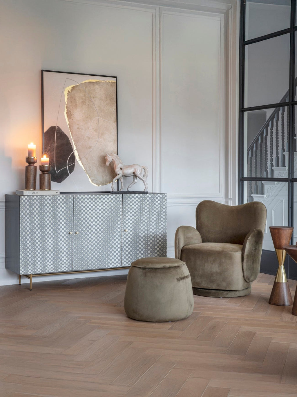 Bingham Upholstered Stool