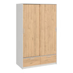 Line Wardrobe with 2 Doors 2 Drawers