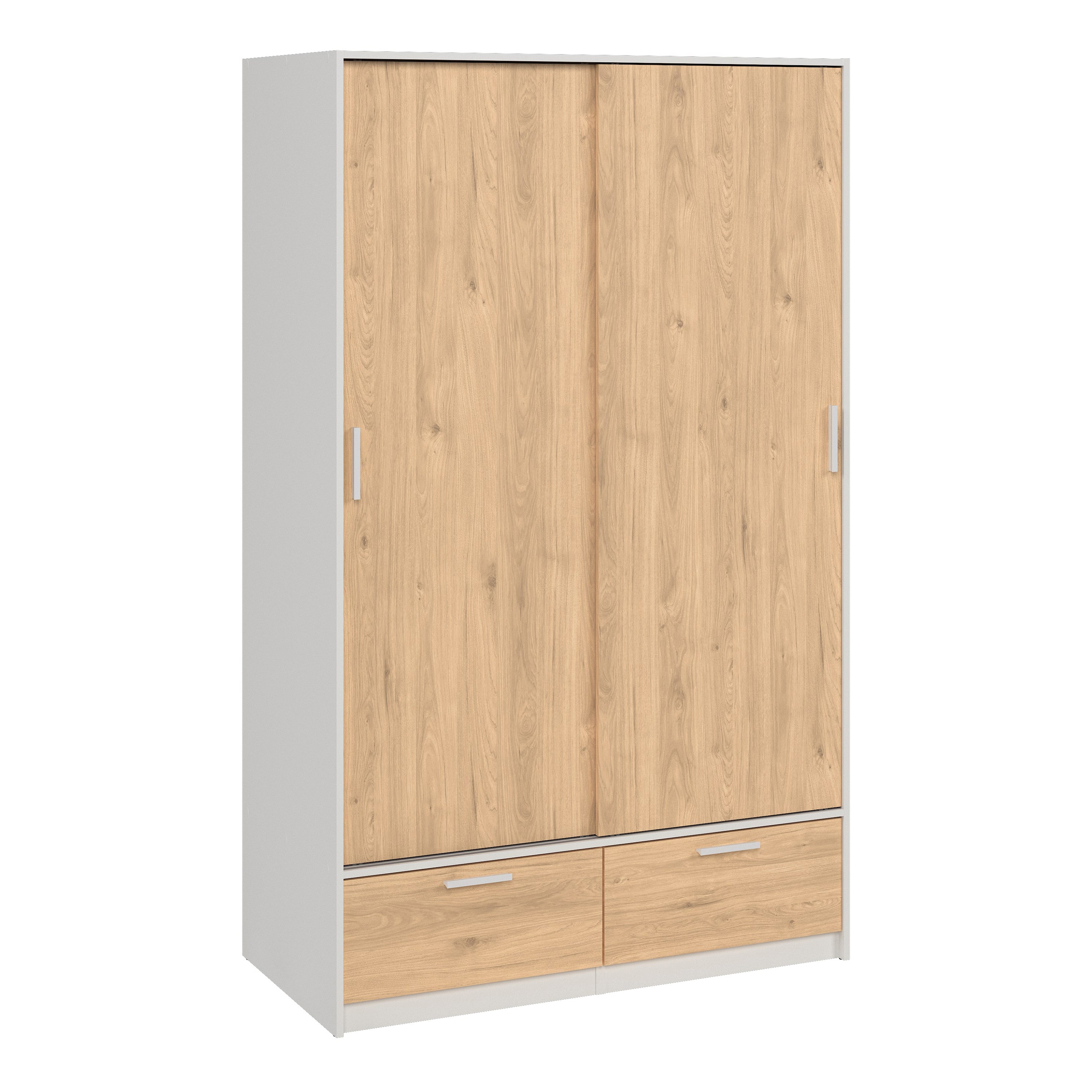 Line Wardrobe with 2 Doors 2 Drawers