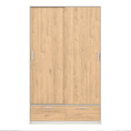Line Wardrobe with 2 Doors 2 Drawers