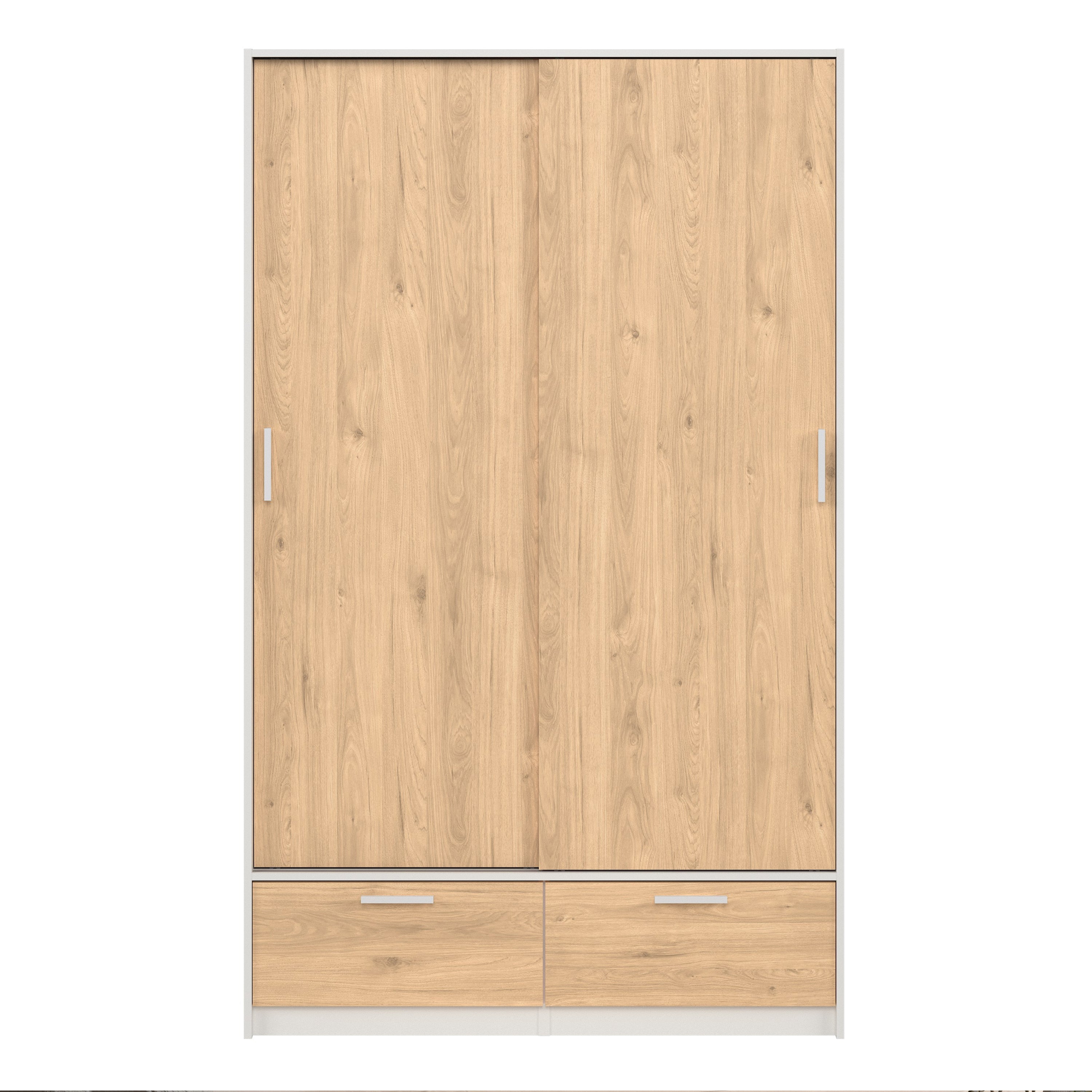 Line Wardrobe with 2 Doors 2 Drawers